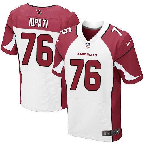 Nike Cardinals #76 Mike Iupati White Men's Stitched NFL Vapor Untouchable Elite Jersey - Click Image to Close